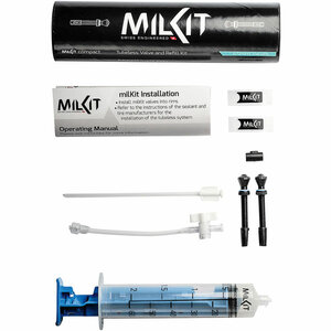 TUBELESSKIT MILKIT COMPACT 45MM VENTILE OHNE TAPE+DICHTM. - 45 mm