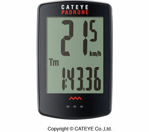CATEYE Fahrradcomputer Padrone+ - CC-PA110W Schwarz