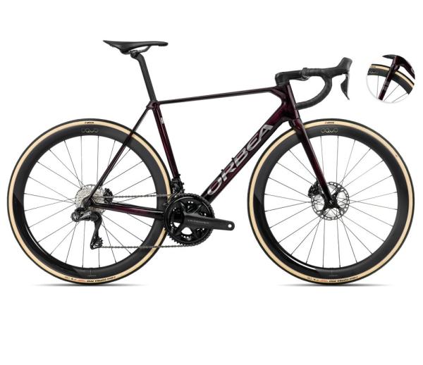Orbea ORCA M20iLTD PWR 53 Wine Red-Titanium (Gloss)