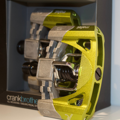 Crankbrothers Mallet 2 Pedal, black/green Produktbild 1