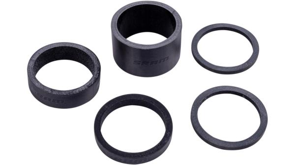 SRAM Spacer-Set  1 1/8" schwarz
