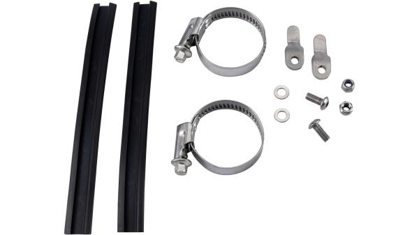 Tubus Montage-Set  XXL schwarz, silber