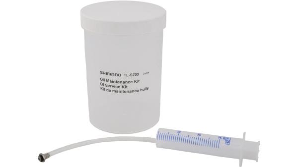 Shimano &Ouml;leinf&uuml;ll-Kit  XXL wei&szlig;, schwarz