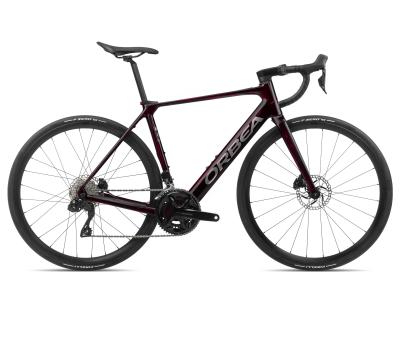 Orbea GAIN M30i XXL Wine Red Carbon View - Titanium (Gloss) Produktbild 1