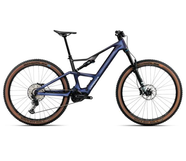 Orbea RISE SL M20 630W M Tanzanite Carbon View - Carbon Raw (Matt)