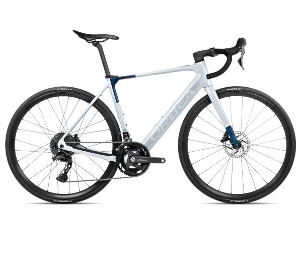 Orbea GAIN M40 M Halo Silver (Matt) - Blue Carbon View (Gloss)