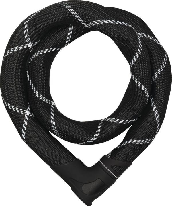 Abus Kettenschloss IVEN Chain 8210 schwarz/wei&szlig; 85cm