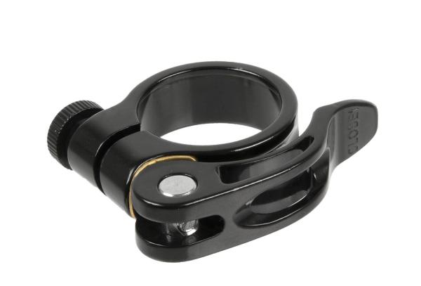 ZOOM Sattelklemme Alu schwarz 31,8 mm EN gepr&uuml;ft (EN 14766)
