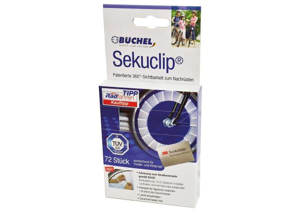 B&uuml;chel Speichenreflektor Sekuclip 60mm 72er Verpackung