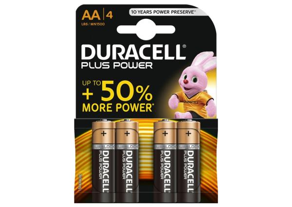 Duracell Batterien PLUS POWER AA 4Stk.