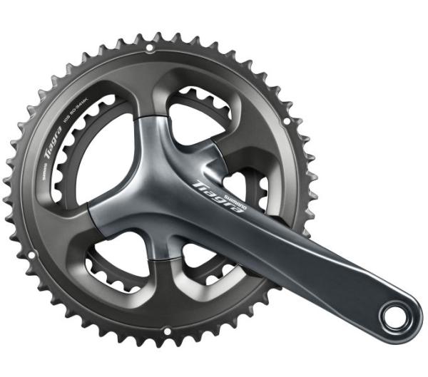 SHIMANO Kurbelgarnitur TIAGRA FC-4700 10-fach 165 mm 50-34 Z&auml;hne Grau