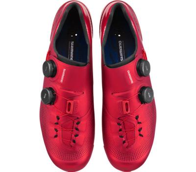 SHIMANO SHIMANO Fahrradschuhe RC903 Damen/Herren Road SPD-SL Gr&ouml;&szlig;e 44 breit Rot Produktbild 1