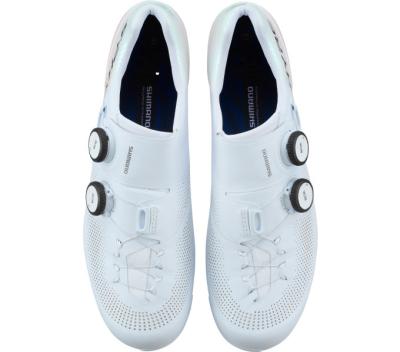 SHIMANO SHIMANO Fahrradschuhe RC903 Damen/Herren Road SPD-SL Gr&ouml;&szlig;e 46 breit Wei&szlig; Produktbild 1