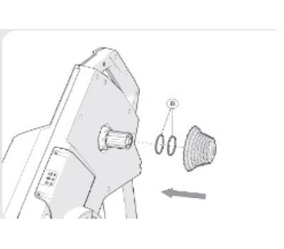 ELITE Spacer f&uuml;r Freilaufk&ouml;rper Direct Drive Trainer Produktbild 1