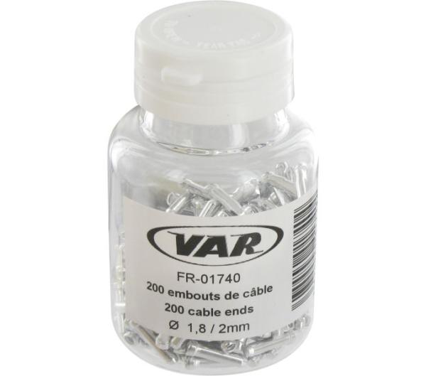 VAR 200 Stk. Zugendkappe FR-01740 &Oslash; 1,8/2mm