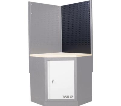 VAR Werkzeuglochwand MO-52232 f&uuml;r Eckschrank 1052 x 800 x 24 mm Granitschwarz Produktbild 1