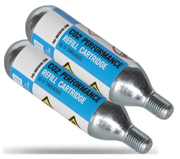 PRO Ersatzpatronensatz CO2 mit Gewinde 2 St&uuml;ck/16 g