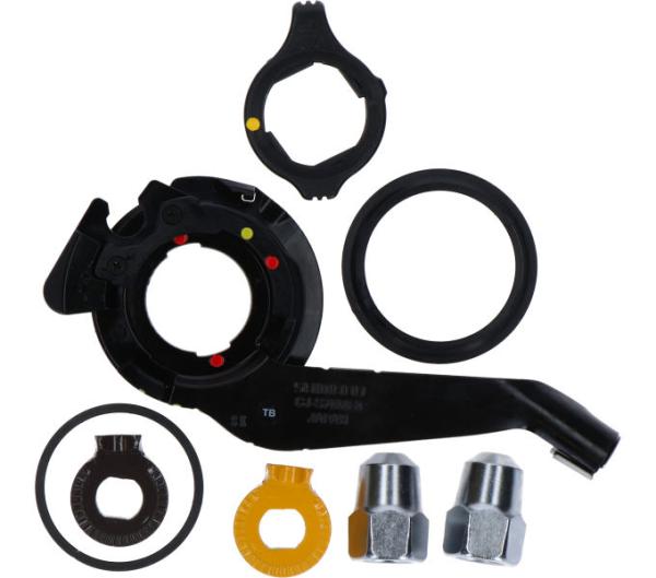 SHIMANO Kleinteile f&uuml;r ALFINE 8-Gang SM-S7000-8, Schalteinheit, Verdrehsicherung, Mutter