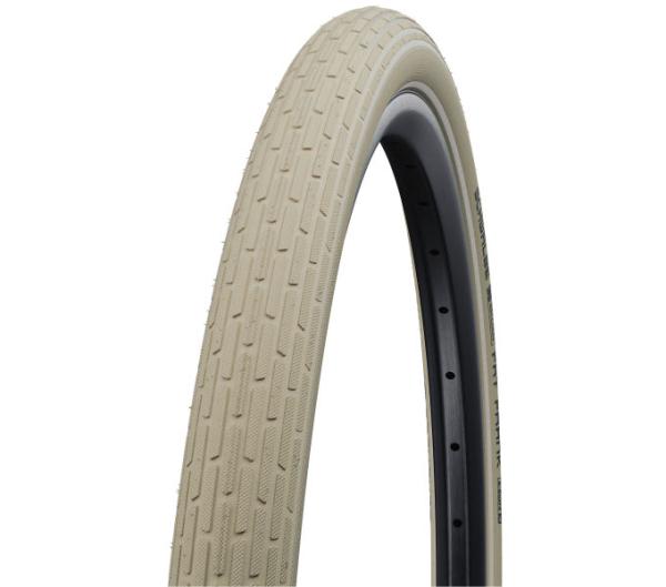 Schwalbe SCHWALBE DRAHTREIFEN FAT FRANK   50-622 Creme/Reflex
