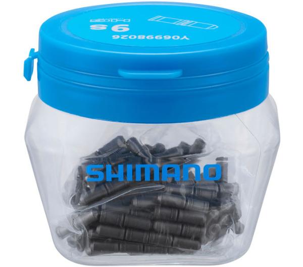 SHIMANO 100 St&uuml;ck Kettennietstift 9-fach