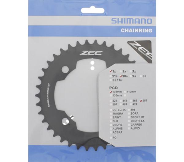SHIMANO Kettenblatt ZEE FC-M640, FC-M645 38 Z&auml;hne