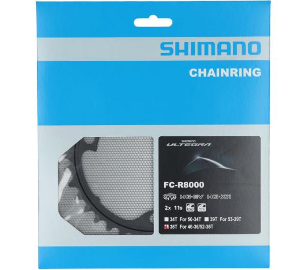 SHIMANO Kettenblatt ULTEGRA FC-R8000 36 Z&auml;hne Schwarz