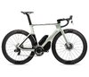 Orbea ORCA AERO M11eLTD 53 Metallic Silver - Green (Gloss) - Raw Carbon (Matte)