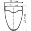 DT Swiss FELGE DT RR 521 28 ZOLL DISC 24L - 24 Loch