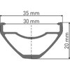 DT Swiss FELGE DT H 552 27,5 ZOLL 28L - 28 Loch