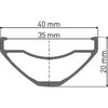 DT Swiss FELGE DT M 542 27,5 ZOLL 28L - 28 Loch