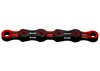 KMC X-10 SL DLC Super Light 116-Glieder 10-fach - schwarz/rot