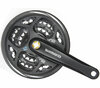 SHIMANO Kurbelgarnitur ALTUS FC-M311 7-fach/8-fach 175 mm 42-32-22 Zähne Schwarz