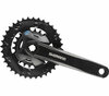 SHIMANO Kurbelgarnitur  FC-M315-2 7-fach/8-fach 170 mm 36-22 Zähne Schwarz