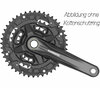 SHIMANO Kurbelgarnitur  FC-M210-3 175 mm 44-32-22 Zähne