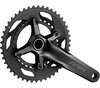 SHIMANO Kurbelgarnitur GRX FC-RX600-11 11-fach 165 mm 46-30 Zähne Schwarz