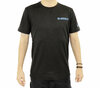 SHIMANO WORKSHOP T-SHIRT BLACK, XL 50% PES/50 % COTTON Schwarz/Blau