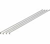 Exal SPEICHE 2MM,GLATT,SILB,280MM,100ST