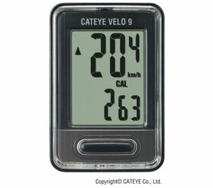 CATEYE Fahrradcomputer Velo 9 - CC-VL820 Schwarz