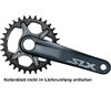 SHIMANO Kurbelgarnitur SLX FC-M7130-1 12-fach 175 mm ohne Kettenblatt Schwarz