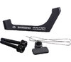 SHIMANO Scheibenbremsadapter Hinten PM FM (Flat Mount) 160 mm